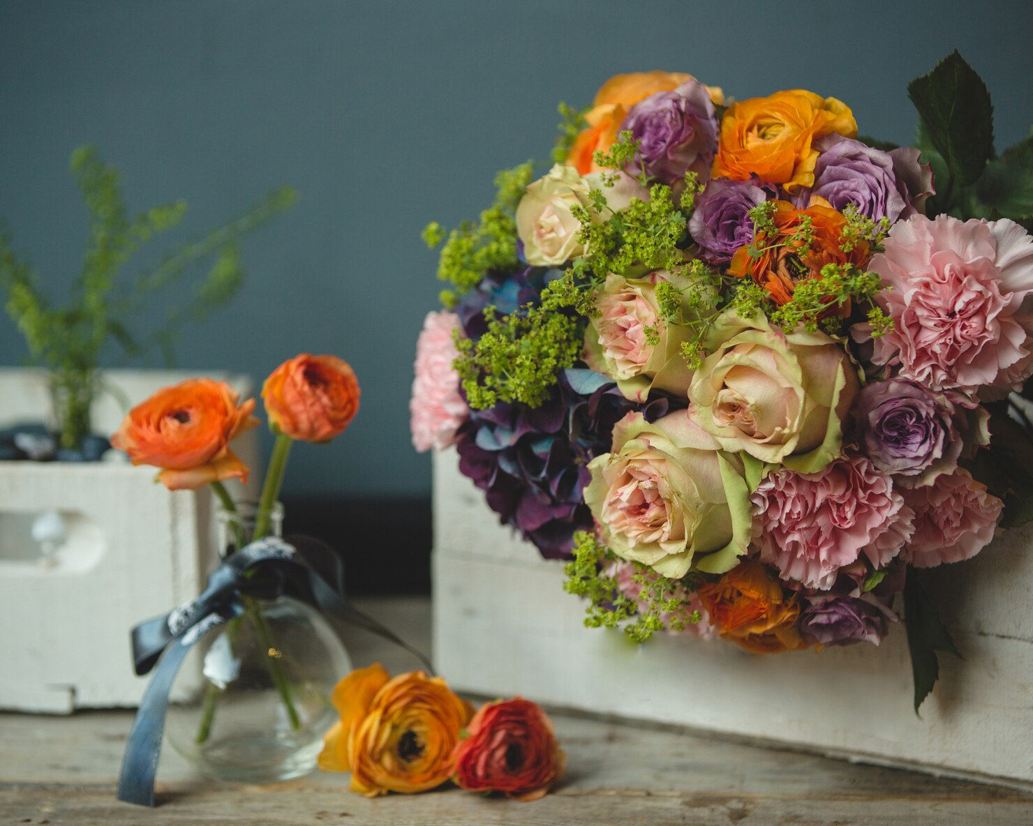 Premium lobby floral display