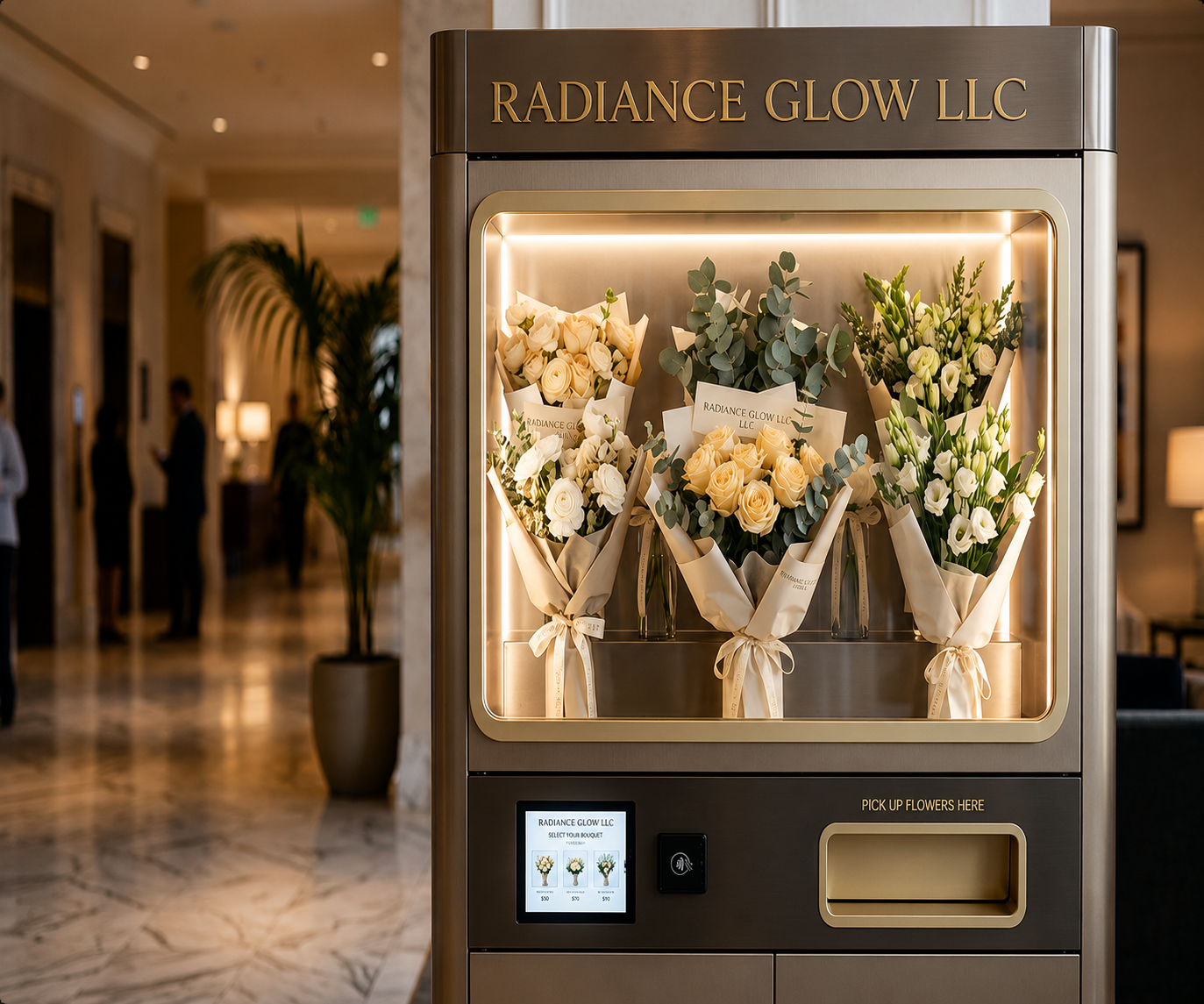 Radiance Atelier floral vending machine