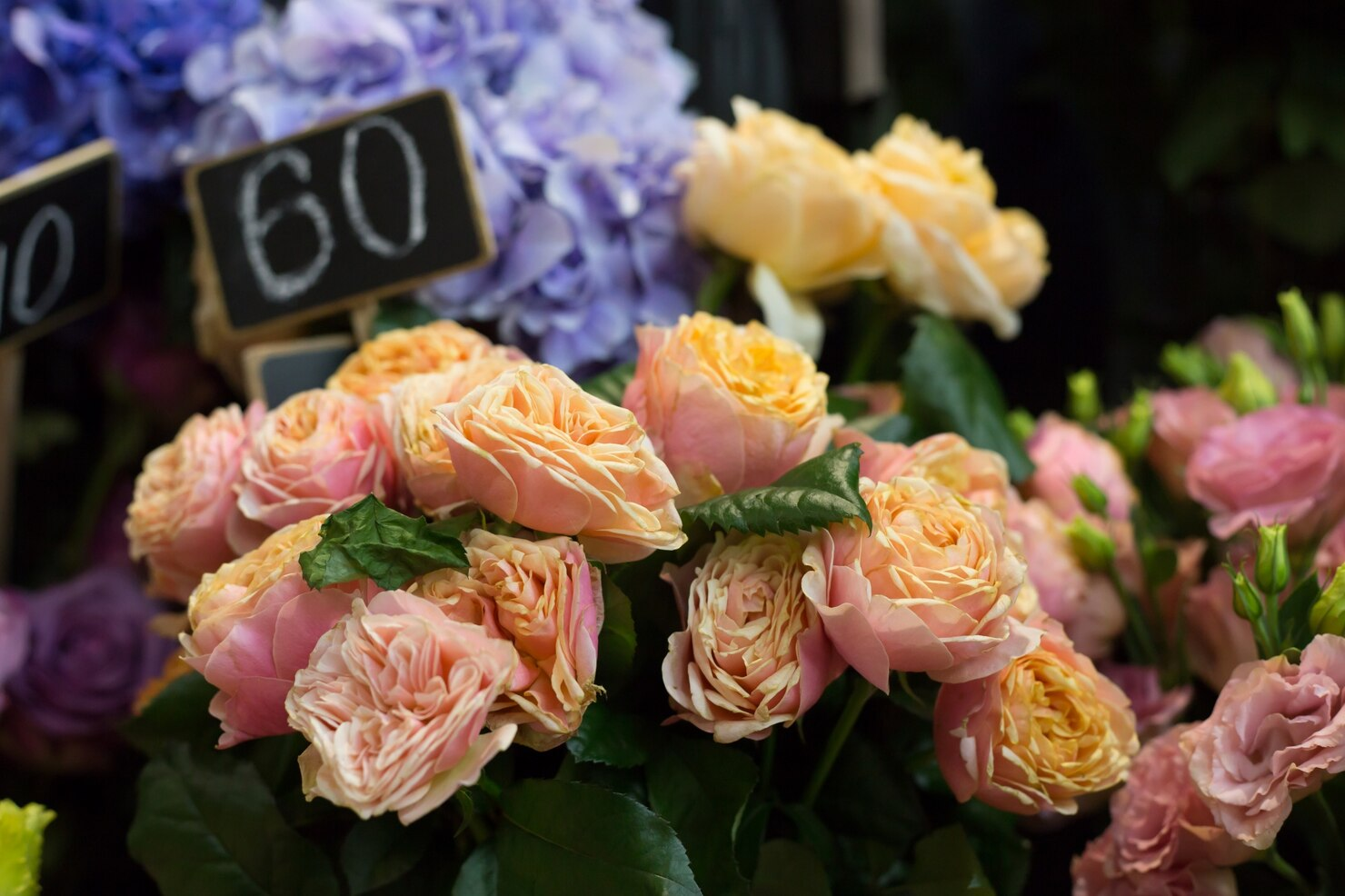 Fresh floral arrangements prepared for deployment